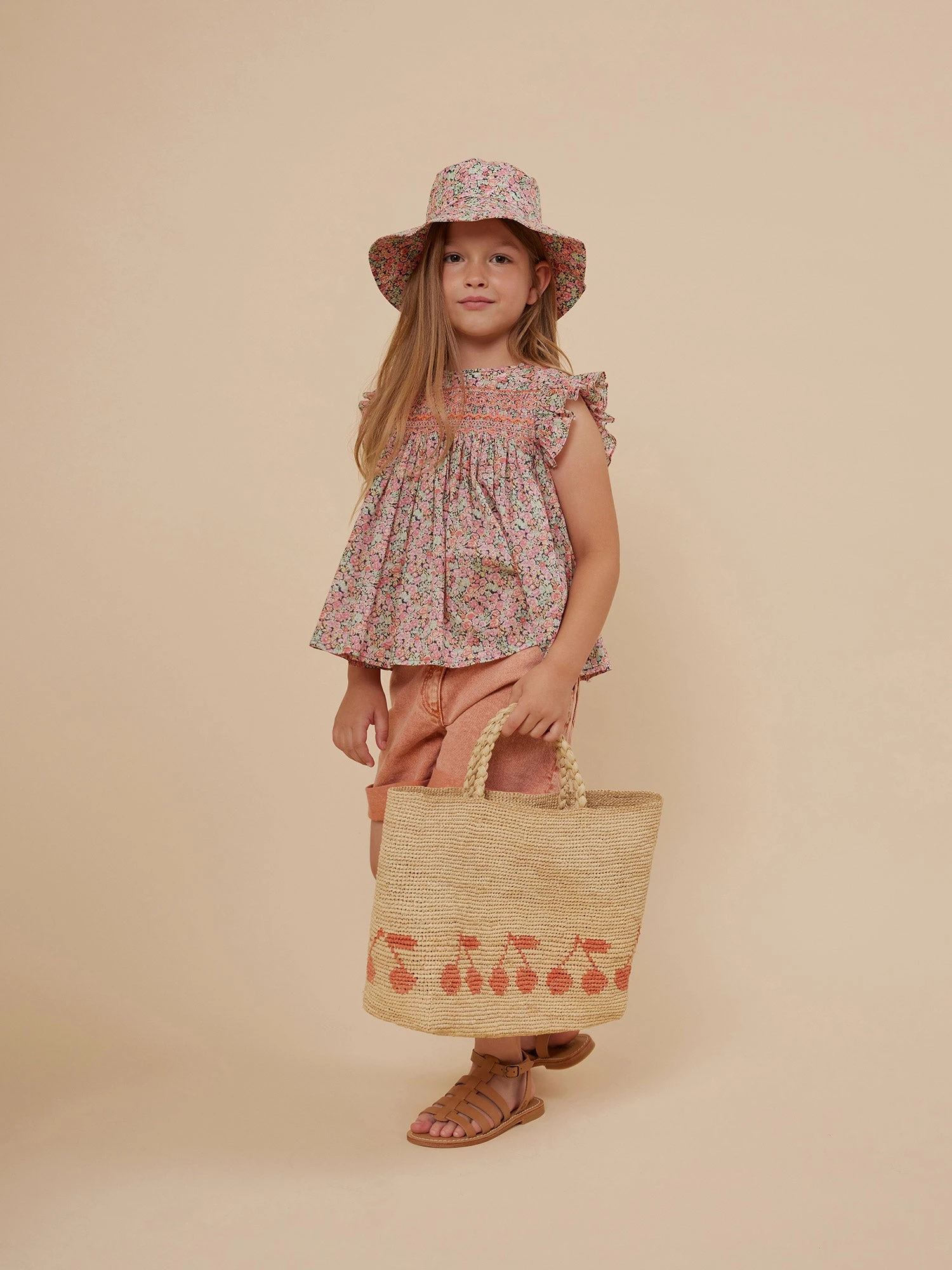 BONPOINT Chapeau Faye Corail 3 BONPOINT Chapeau Faye Corail