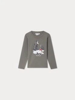 BONPOINT T-shirt Tadda Gris Ardoise