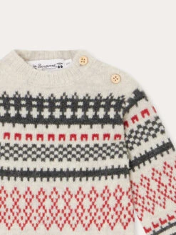 BONPOINT Pull Berthilie Gris Chine Clair -BONPOINT Soldes N02ZJUKN0101 992 N02ZJUKN0101 992 6