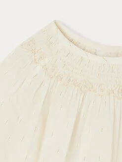 BONPOINT Blouse Smockée Griotte Or Imprimé -BONPOINT Soldes N03XBLW00001 632C N03XBLW00001 632C 3