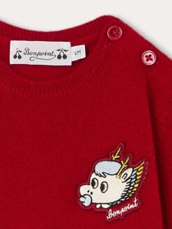BONPOINT Pull Almire Rubis -BONPOINT Soldes N03YJUK00102 152B N03YJUK00102 152B 3
