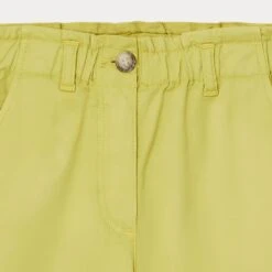 BONPOINT Pantalon Coupe Mom Fille Jaune Acide -BONPOINT Soldes P02GPAWO0201 034 P02GPAWO0201 034 6