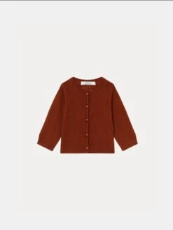 BONPOINT Cardigan à Cerises Ajourées Bébé écureuil