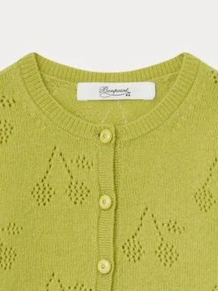 BONPOINT Cardigan En Cachemire Bébé Vert Clair -BONPOINT Soldes P02ZCAKN0303 044 P02ZCAKN0303 044 6