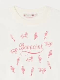 BONPOINT T-shirt Thida Blanc Lait -BONPOINT Soldes P03GTSK00005 102 P03GTSK00005 102 3