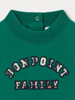 BONPOINT Sweatshirt Dady Vert -BONPOINT Soldes P03YSWK00001 147B P03YSWK00001 147B 3
