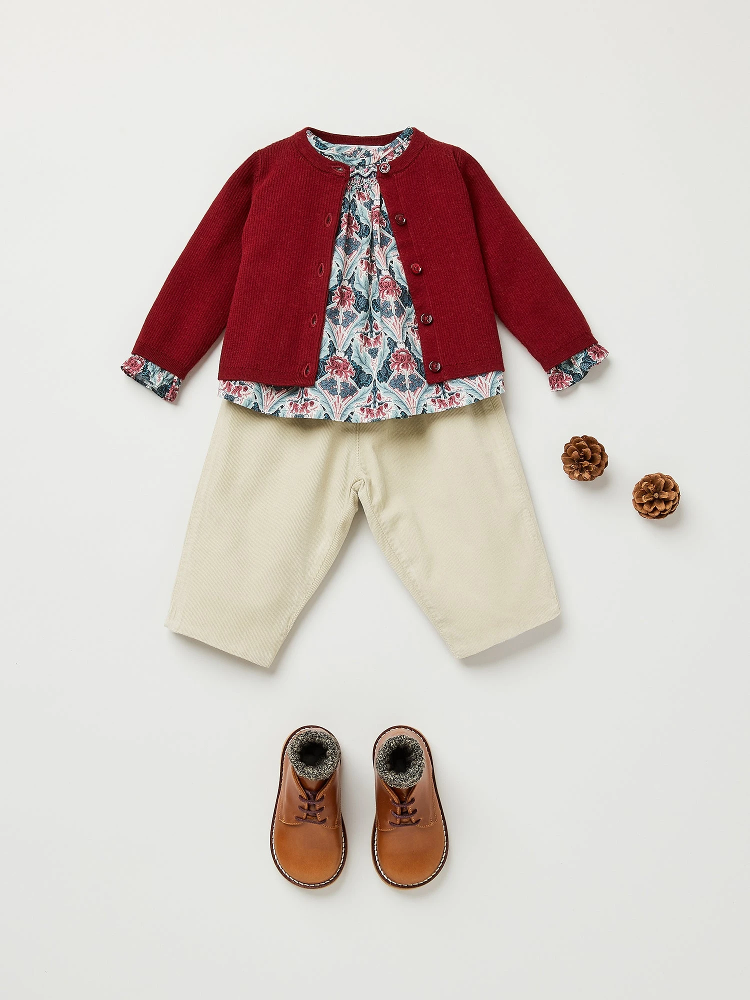 BONPOINT Cardigan Carina BORDEAUX 4 BONPOINT Cardigan Carina BORDEAUX – Image 2