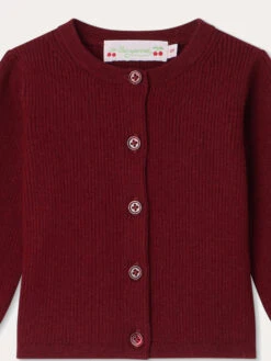BONPOINT Cardigan Carina BORDEAUX 9 BONPOINT Cardigan Carina BORDEAUX -BONPOINT Soldes P03ZCAK00002 052 P03ZCAK00002 052 4