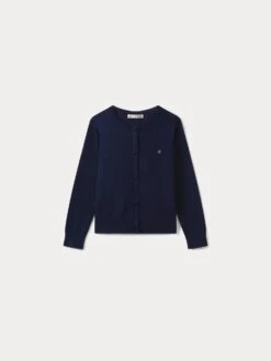 BONPOINT Cardigan Laine Marine