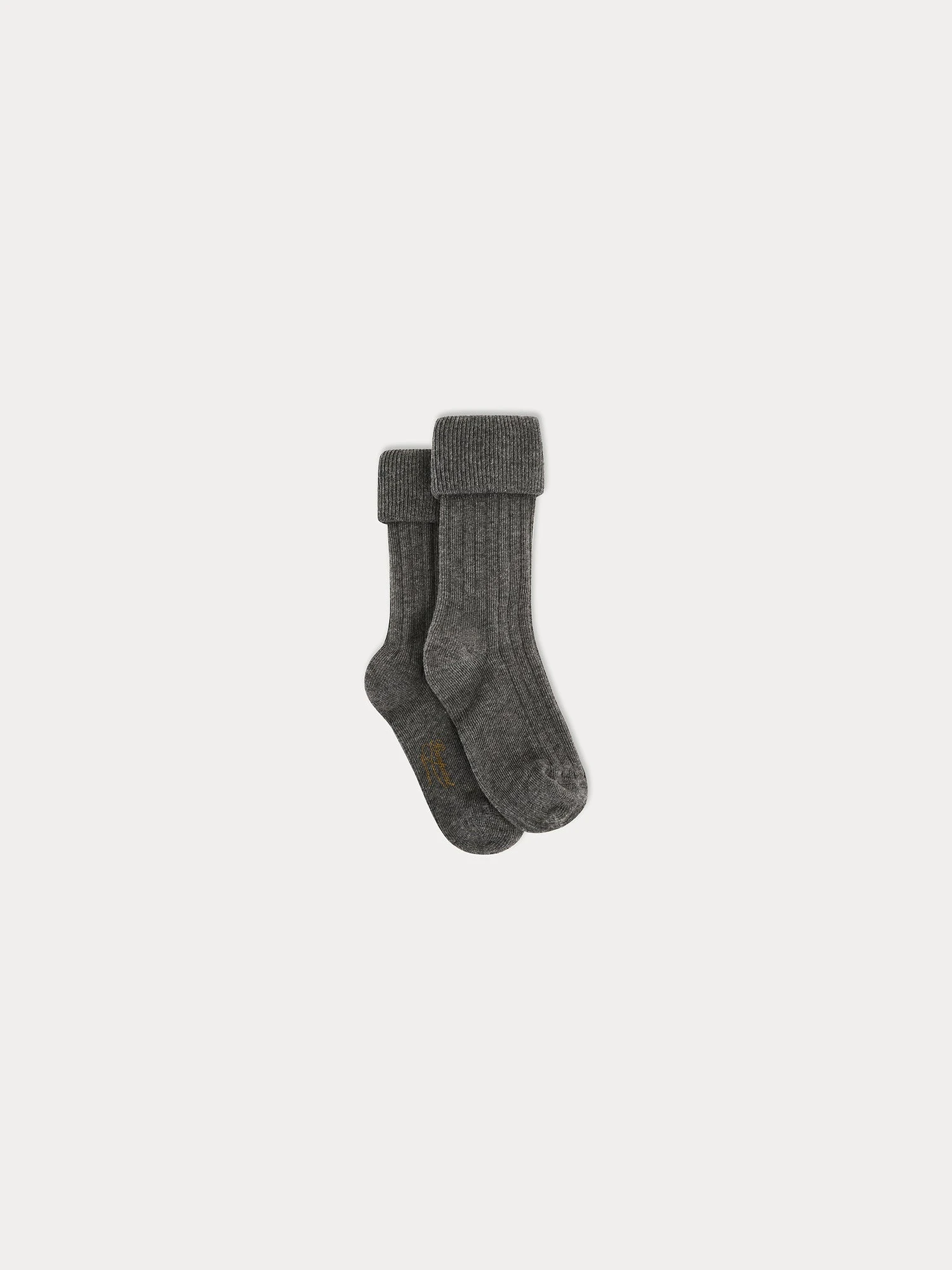 BONPOINT Chaussettes Gris Chiné 3 BONPOINT Chaussettes Gris Chiné