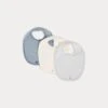 BONPOINT Lot De 3 Bavoirs En Coton Bébé Ciel