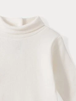 BONPOINT Body à Col Roulé Bébé Blanc Lait -BONPOINT Soldes PEBTI2038BO 002 PEBTI2038BO 002 3