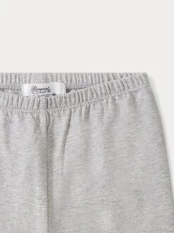 BONPOINT Legging Uni Gris Chiné Clair -BONPOINT Soldes PEBTI3185CA 092 PEBTI3185CA 092 3