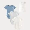 BONPOINT Lot De 3 Bodies En Coton Bio Bébé Ciel -BONPOINT Soldes PEBTIBODYS3 110 PEBTIBODYS3 110 1