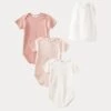 BONPOINT Lot De 3 Bodies En Coton Bio Bébé Rose Pale -BONPOINT Soldes PEBTIBODYS3 121 PEBTIBODYS3 121 1