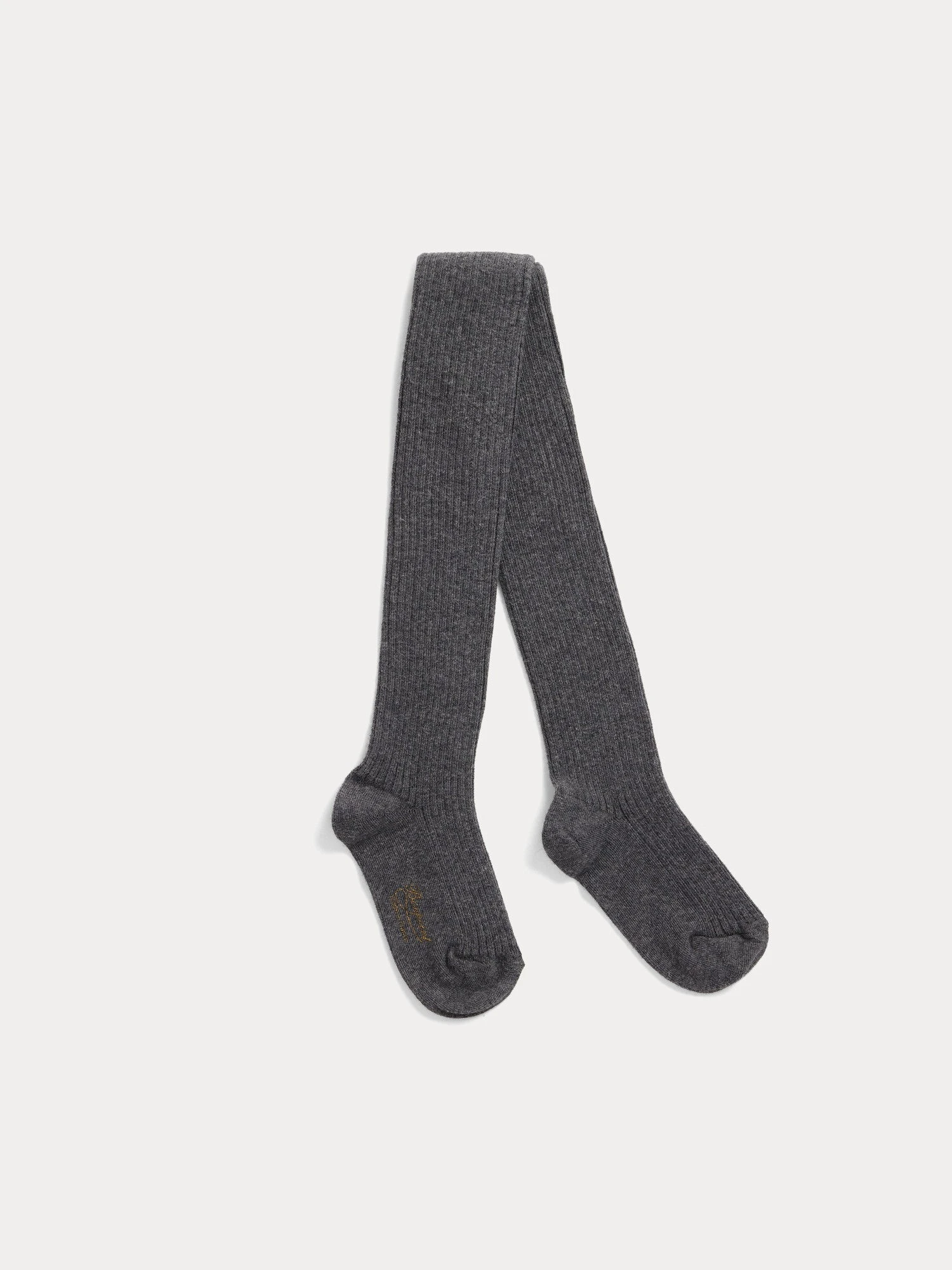 BONPOINT Collant Gris Chiné Foncé 3 BONPOINT Collant Gris Chiné Foncé