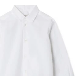 BONPOINT Chemise En Popeline Biologique Garçon Blanc 7 BONPOINT Chemise En Popeline Biologique Garçon Blanc -BONPOINT Soldes S02BSHWO0901 000 S02BSHWO0901 000 3