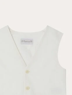 BONPOINT Gilet De Cérémonie En Lin Et Coton Garçon Blanc Lait 7 BONPOINT Gilet De Cérémonie En Lin Et Coton Garçon Blanc Lait -BONPOINT Soldes S03BJAW00102 002 S03BJAW00102 002 3