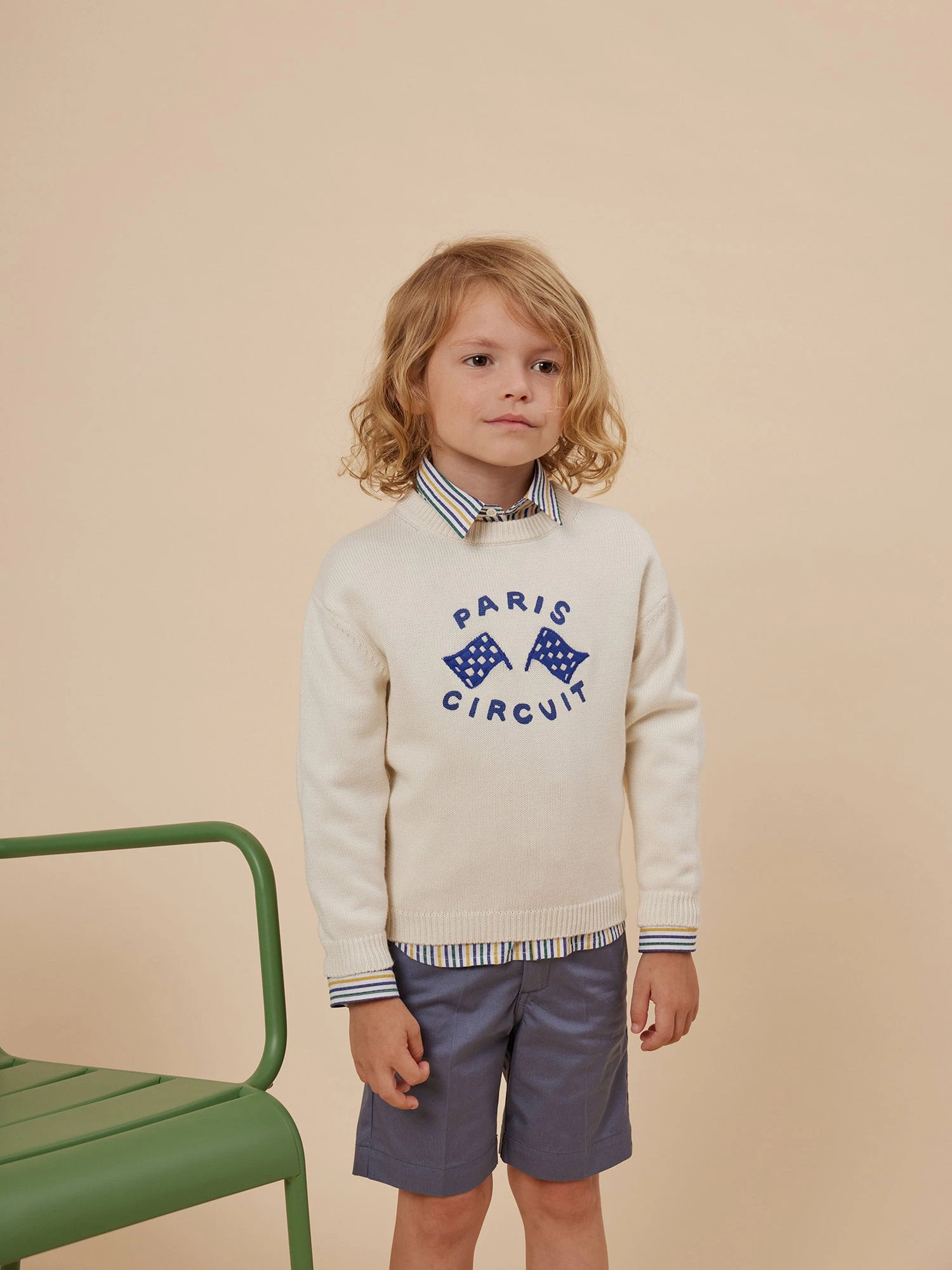 BONPOINT Short Calvin Bleu Du Nord 3 BONPOINT Short Calvin Bleu Du Nord