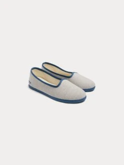 BONPOINT Chaussons Tenise Bleu Gris -BONPOINT Soldes S04BSOW00001 014 S04BSOW00001 014 3