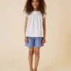 BONPOINT Short Milly Bleu -BONPOINT Soldes S04GBEW00002 015 S04GBEW00002 015 0