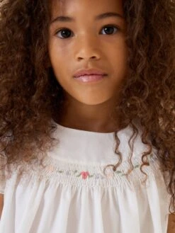 BONPOINT Blouse Fillys Blanc Lait -BONPOINT Soldes S04GBLW00021 002 S04GBLW00021 002 5