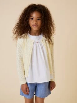 BONPOINT Cardigan Cherry Banane