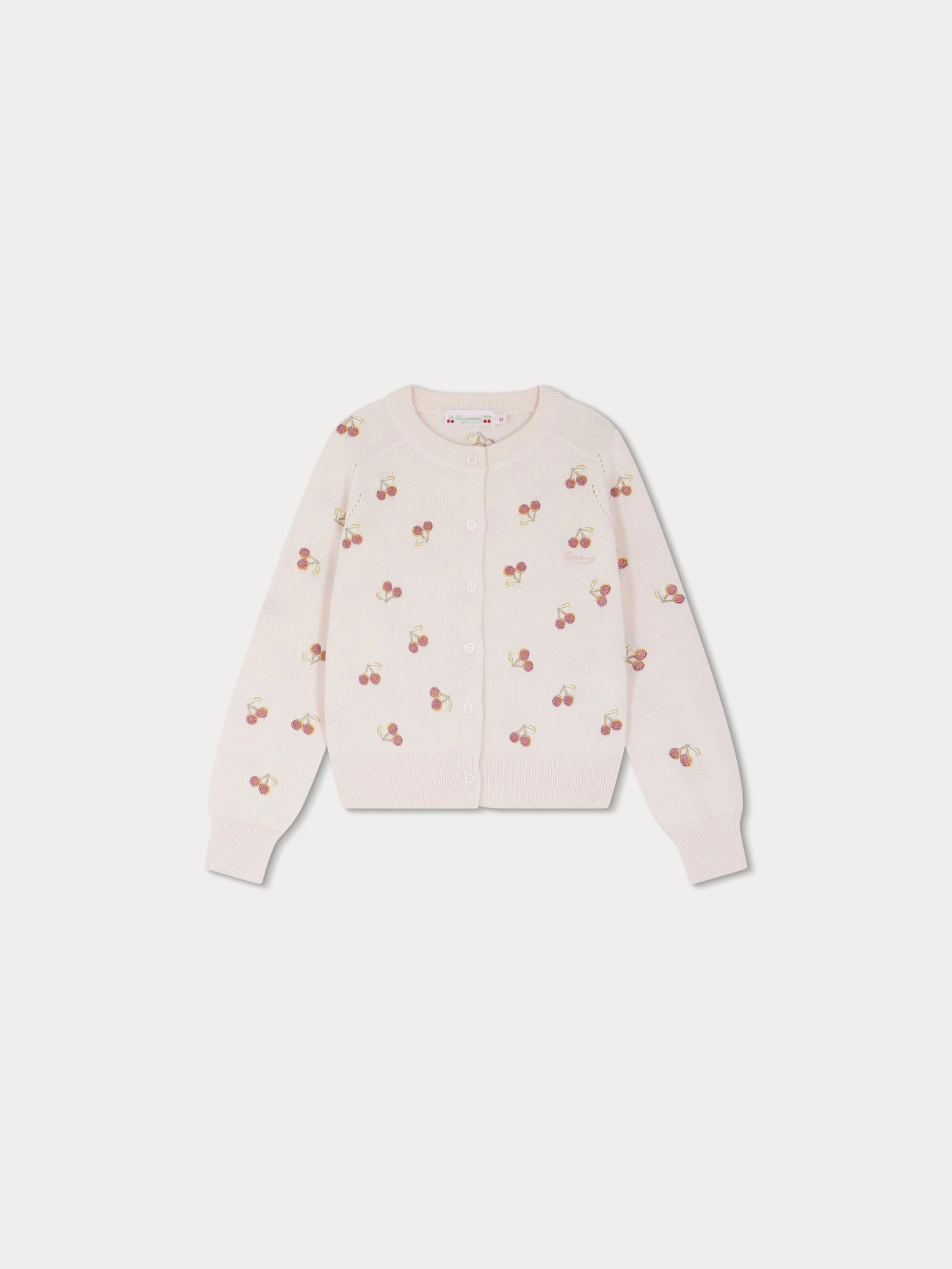 BONPOINT Cardigan Aizoon Rose 3 BONPOINT Cardigan Aizoon Rose