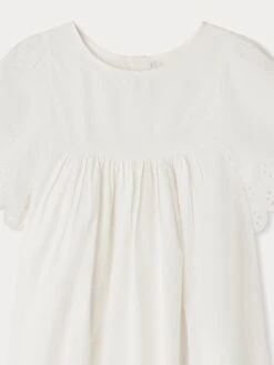 BONPOINT Robe Francesca Blanc Lait -BONPOINT Soldes S04GDRW00001 002 S04GDRW00001 002 3