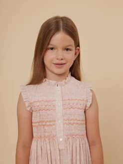 BONPOINT Robe Fabiola Rose Pâle -BONPOINT Soldes S04GDRW00003 521A S04GDRW00003 521A 5