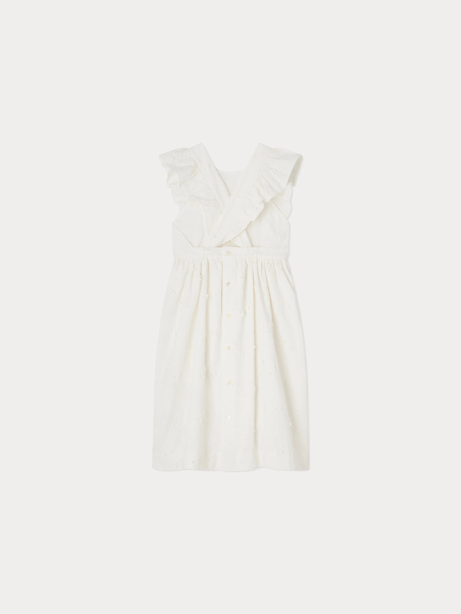 BONPOINT Robe Frida Blanc Lait 4 BONPOINT Robe Frida Blanc Lait – Image 2