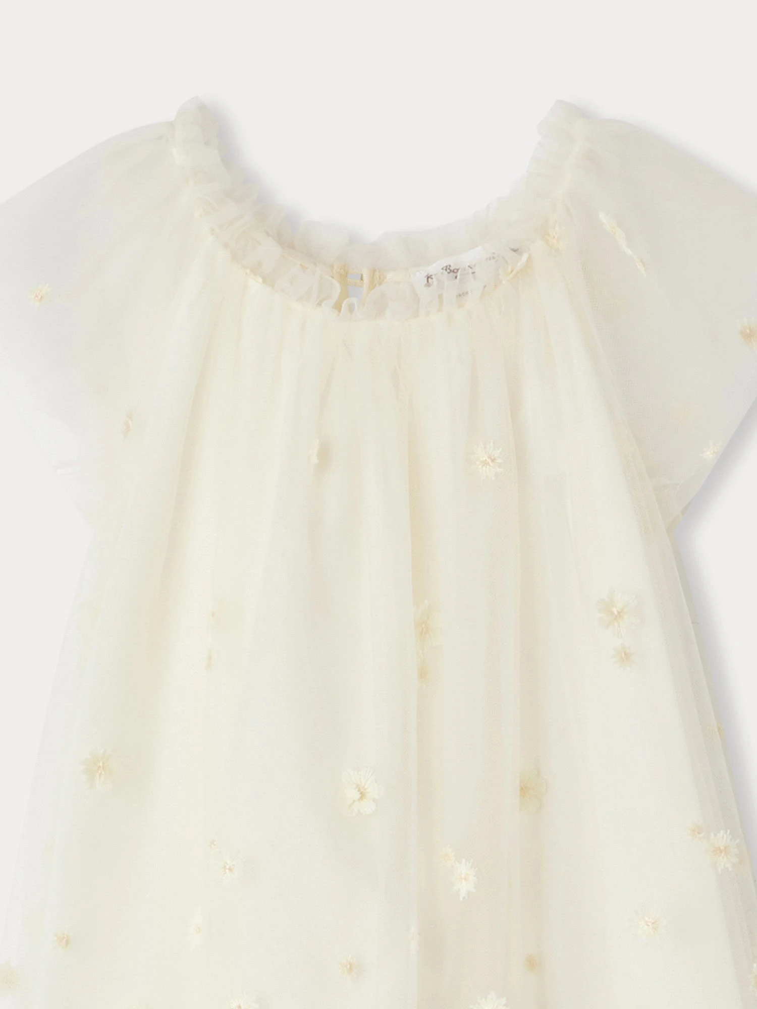 BONPOINT Robe De Cérémonie Charlotte Jaune Clair 6 BONPOINT Robe De Cérémonie Charlotte Jaune Clair – Image 4