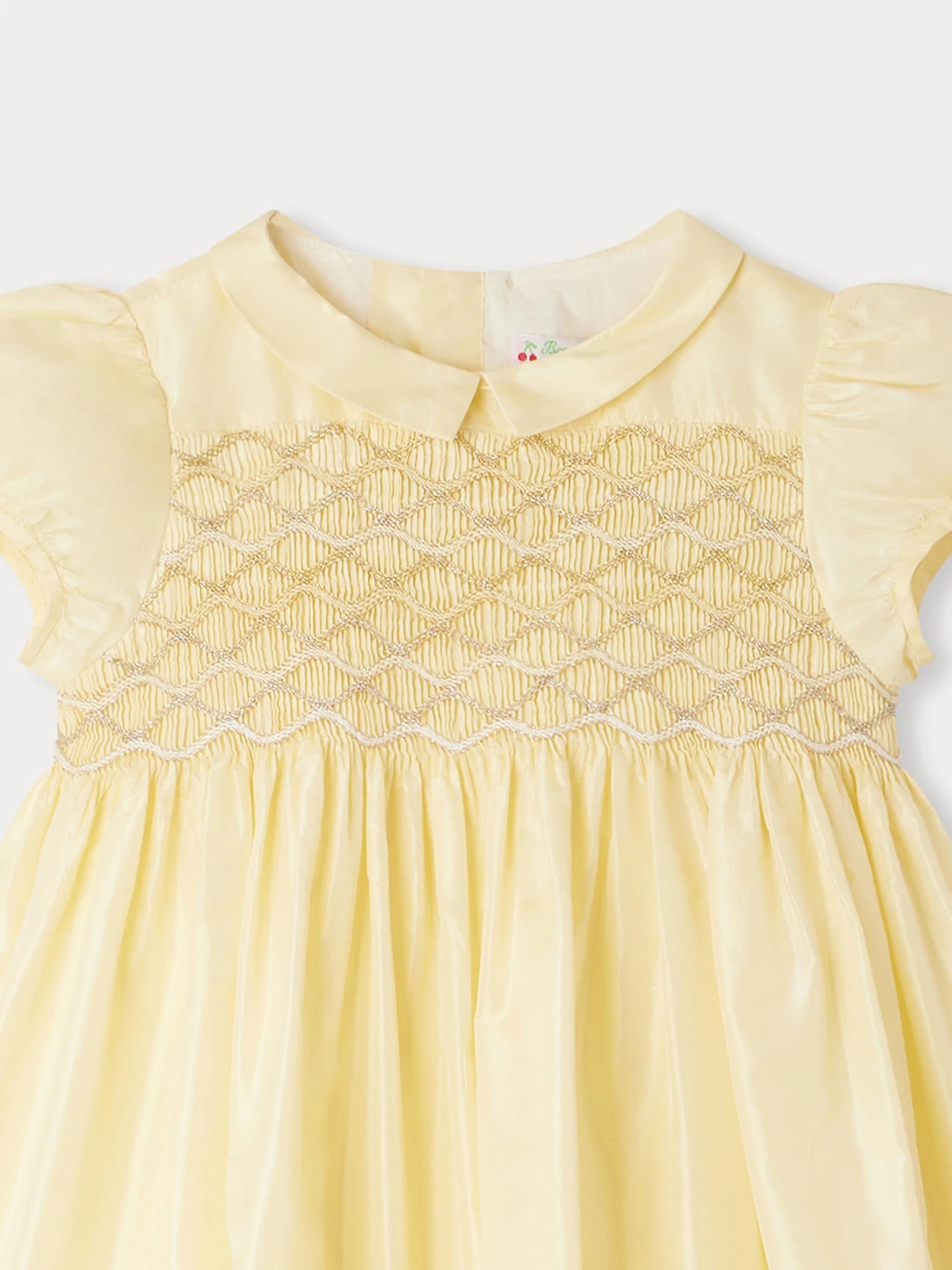 BONPOINT Robe Habillée Terrie Jaune Clair 6 BONPOINT Robe Habillée Terrie Jaune Clair – Image 4