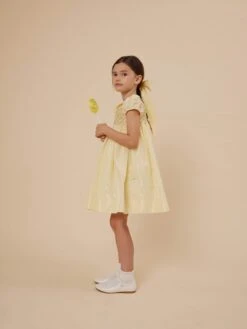 BONPOINT Robe Habillée Terrie Jaune Clair 11 BONPOINT Robe Habillée Terrie Jaune Clair -BONPOINT Soldes S04GDRW00014 031F S04GDRW00014 03IF 0