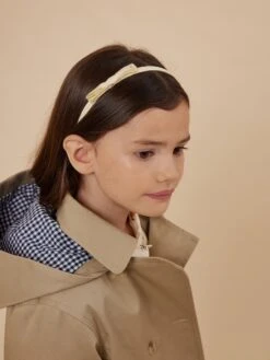 BONPOINT Serre-tête Stnoeud Jaune Clair