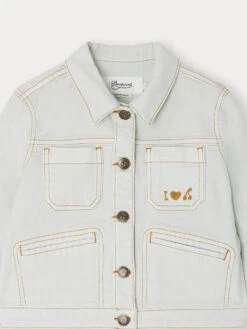 BONPOINT Veste Cassidy Bleu Aqua -BONPOINT Soldes S04GJAW00006 012 S04GJAW00006 012 3