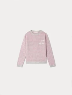 BONPOINT Pull Brunelle Rose Foncé