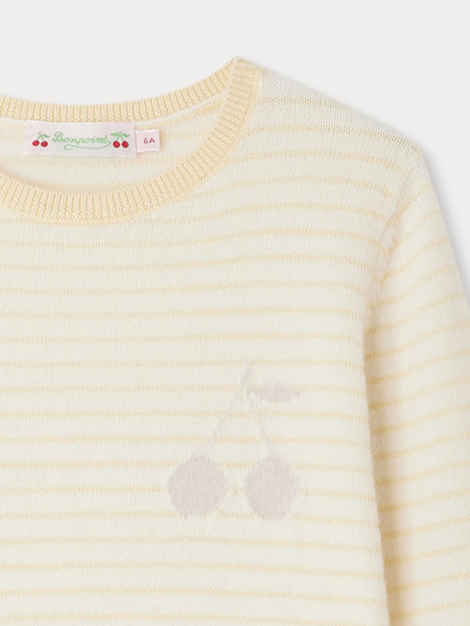 BONPOINT Pull Brunelle Jaune Clair 5 BONPOINT Pull Brunelle Jaune Clair – Image 3