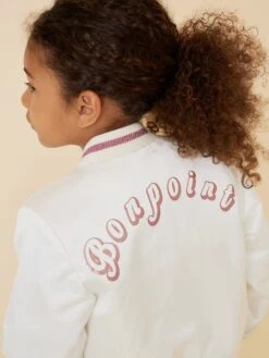 BONPOINT Blouson Joplin Blanc Lait