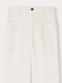 BONPOINT Pantalon Looping Blanc Lait -BONPOINT Soldes S04GPAW00054 002 S04GPAW00054 002 3