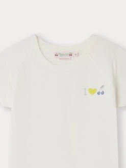 BONPOINT T-shirt Asmae Blanc Lait -BONPOINT Soldes S04GTSK00002 102 S04GTSK00002 102 3