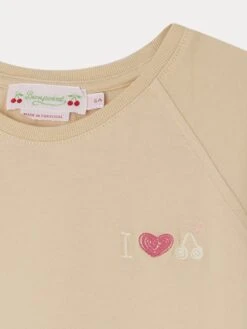 BONPOINT T-shirt Asmae Kaki Clair 7 BONPOINT T-shirt Asmae Kaki Clair -BONPOINT Soldes S04GTSK00002 145 S04GTSK00002 145 3