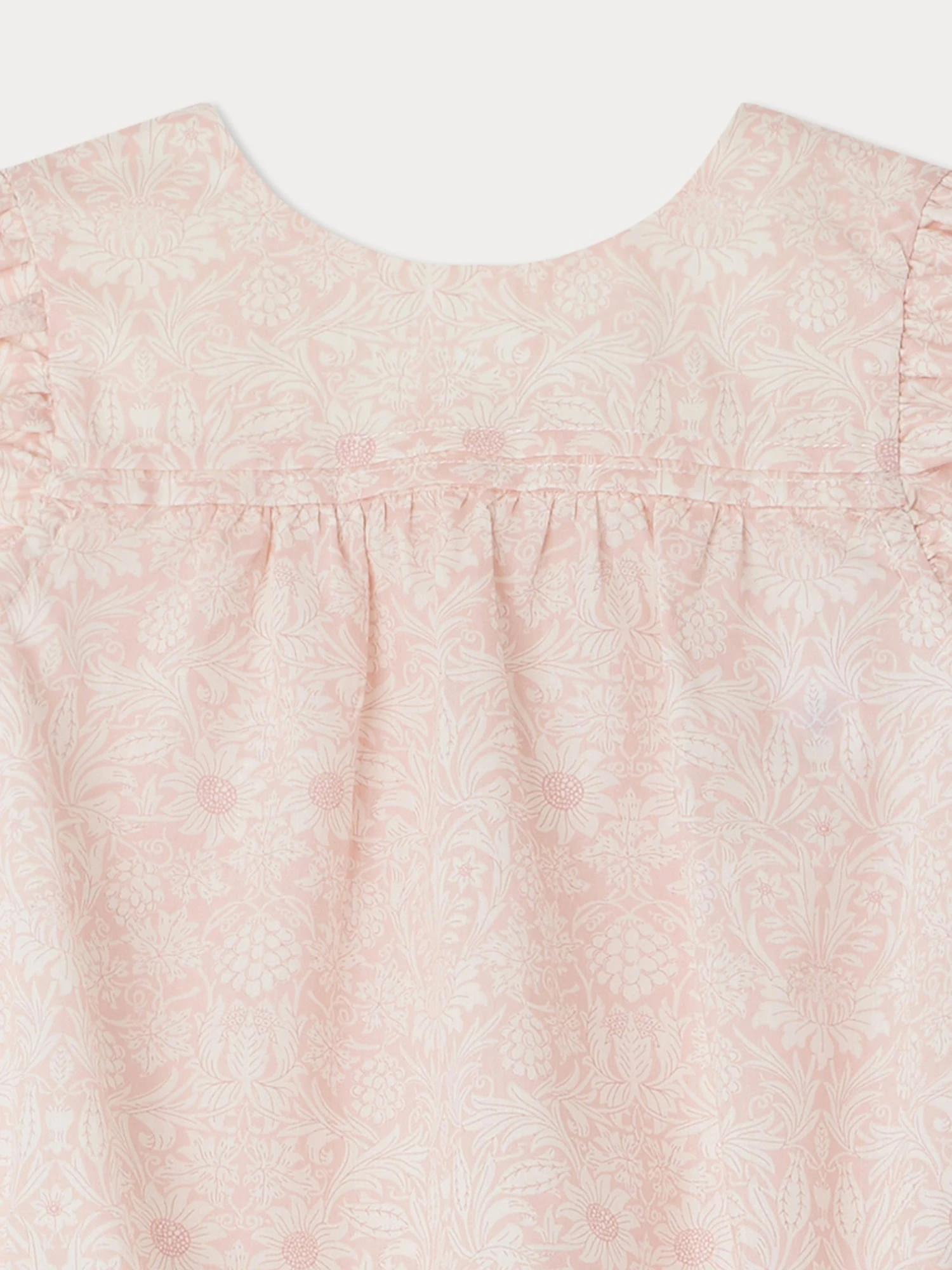 BONPOINT Barboteuse Florentina Rose Pâle 6 BONPOINT Barboteuse Florentina Rose Pâle – Image 4