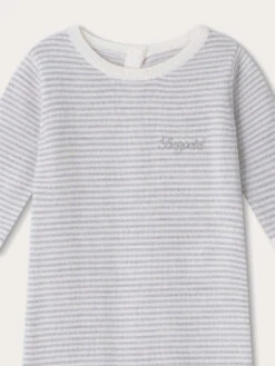 BONPOINT Combinaison Filouano Rayures Blanc Lait -BONPOINT Soldes S04OSEK00002 202 S04OSEK00002 202 3