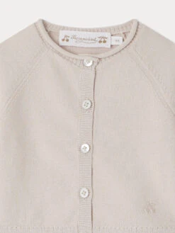 BONPOINT Cardigan Fadi Mastic -BONPOINT Soldes S04PCAK00002 009 S04PCAK00002 009 3