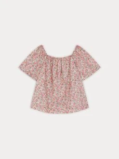 BONPOINT Blouse En Tissu Liberty Exclusif Fleuri à Manches Courtes évasées -BONPOINT Soldes S04WBLW00006 535A S04WBLW00006 535A 2