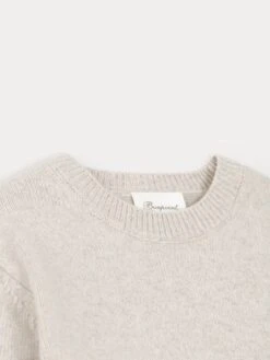 BONPOINT Pull Col Rond Laine Gris Chiné -BONPOINT Soldes S04WJUK00016 009C S04WJUK00016 009C 3