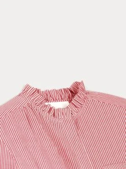 BONPOINT Chemise En Coton Rayée Rouge Et Blanc -BONPOINT Soldes S04WSHW00009 250A S04WSHW00009 250A 3