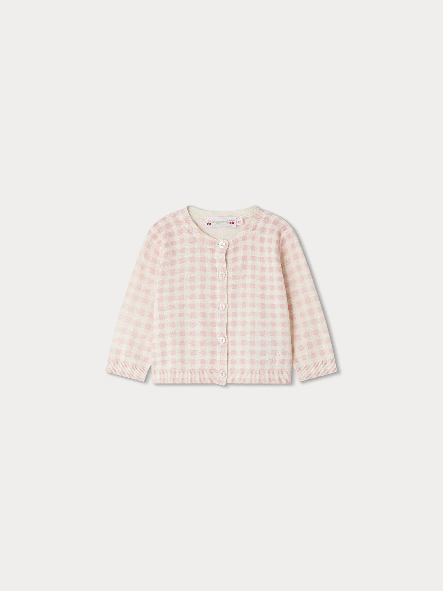 BONPOINT Cardigan Claudie Rose Clair 3 BONPOINT Cardigan Claudie Rose Clair