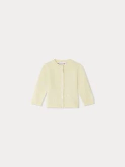 BONPOINT Cardigan Fayana Jaune Clair